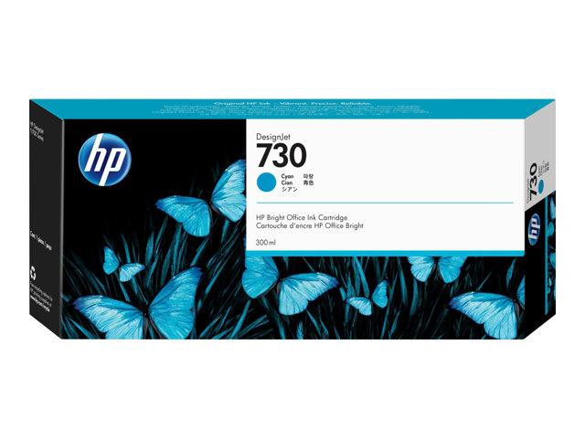 HP 730 mustesuihku - Mustesuihkuvärit HP - 171716 - 1