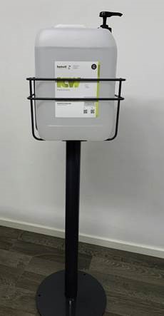 Käsihuuhdeannostelija lattiamalli - Saippuat ja annostelijat - 163346 - 1