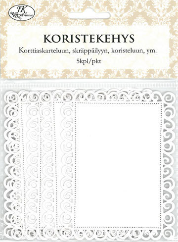 Koristekehys suorakulma 5kpl/pss - Askartelutarvikkeet - 149006 - 1