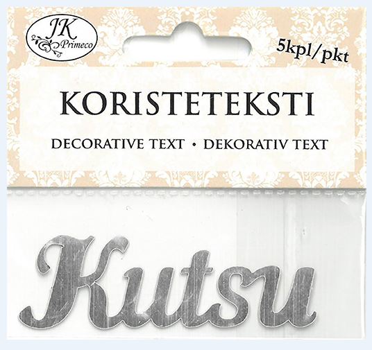 Koristeteksti Kutsu - Askartelutarvikkeet - 164316 - 1