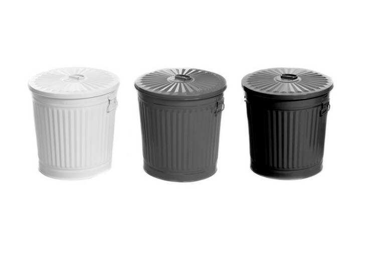 Metallisanko kannella 36,5cm 35L - Muu säilyttäminen - 142586 - 1