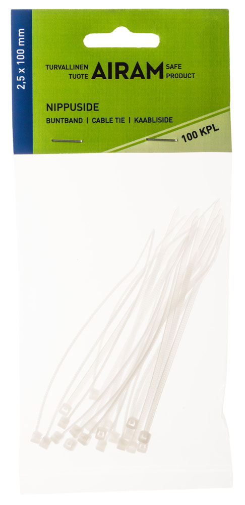 Nippuside AIRAM 2,5x100mm - Pientarvikkeet - 145896 - 1