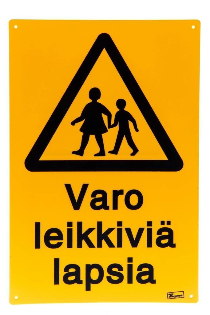 Opaste Varo leikkiviä lapsia - Kyltit ja opasteet - 140116 - 1