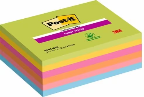 Viestilappu 203x153mm POST IT SuperSticky - Viestilaput ja telineet - 173626 - 1