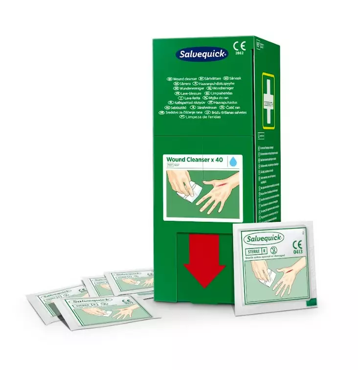 Haavapyyhe CEDERROTH Salvequick - Ensiaputuotteet  - 127686 - 1