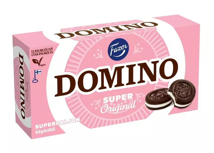 Keksi 345g FAZER Domino Super - Keksit ja korput - 189536 - 1