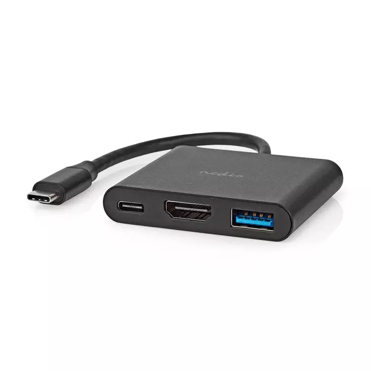 Moniporttisovitin Usb-C Nedis 3- in 1 - Muut koneet ja esityslaitteet - 182566 - 1