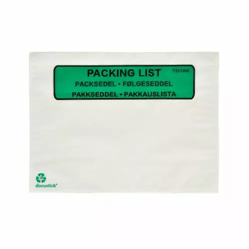 Pakkauslistapussi C5 tarra teksti paperi - Lähetys, pakkauslista ja salpataskut - 185416 - 1