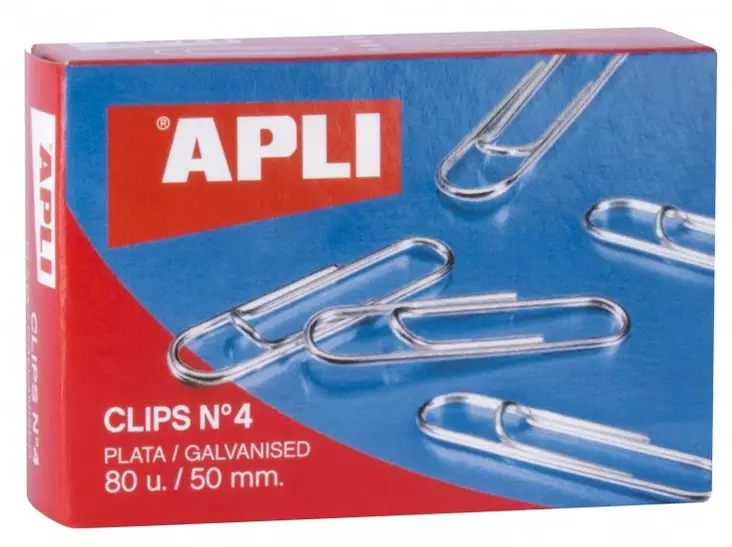 Paperiliitin 50mm APLI nro4 - Paperiliittimet ja puristimet - 103496 - 1