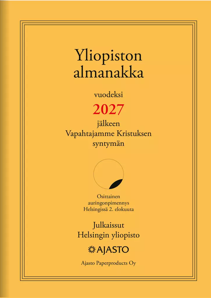 Yliopiston almanakka A4 - Pöytäkalenterit - 189436 - 1