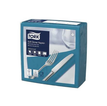 Lautasliina 39x39cm 1/4 TORK Soft Dinner - Servietit ja lautasliinat - 170177 - 1