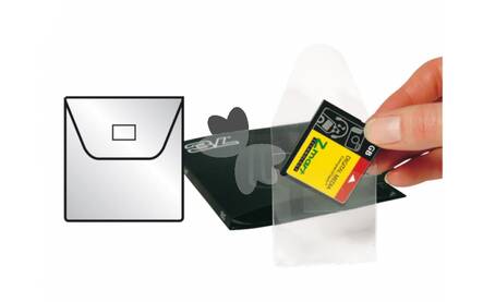 Muistikorttitasku 52,5x58mm 3L tarralla - Muut taskut - 141757 - 1