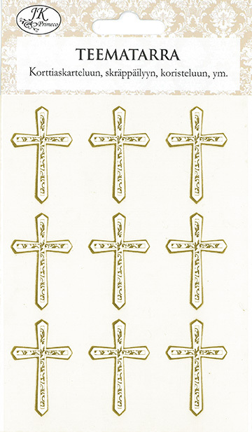 Teematarra Risti 9kpl/pkt - Askartelutarvikkeet - 155367 - 1
