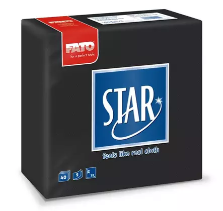 Lautasliina 38x38cm 1/4 FATO Star - Servietit ja lautasliinat - 181057 - 2