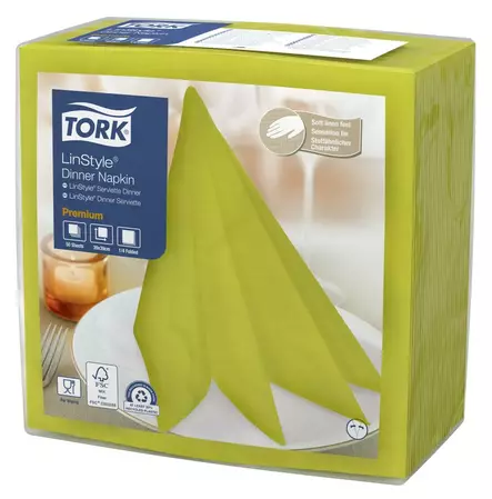 Lautasliina 39x39cm TORK Linstyle Dinner - Servietit ja lautasliinat - 188027 - 1