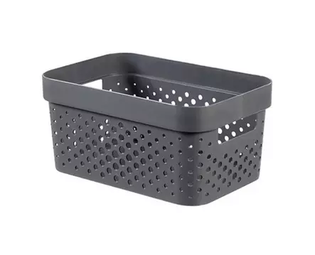 Säilytyskori 4,5L CURVER Infinity Dots - Säilytyslaatikot ja -korit - 189747 - 1