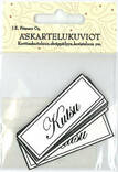 Askartelukuvio kutsu 6kpl/pkt - Askartelutarvikkeet - 150737 - 1