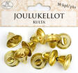 Joulukellot kulta 10kpl/pkt - Askartelutarvikkeet - 156607 - 1