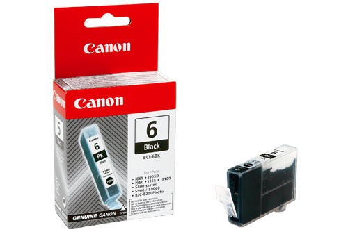 CANON BCI-6BK mustesuihku - Mustesuihkuvärit Canon - 107477 - 1