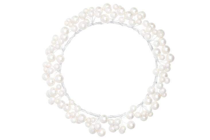 Helmikranssi Winterseason 22cm - Askartelutarvikkeet - 156447 - 1