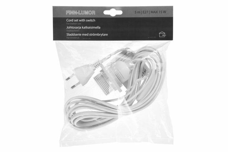Johtosarja 5m E27 FINNLUMOR - Kausikoristeet - 172017 - 1