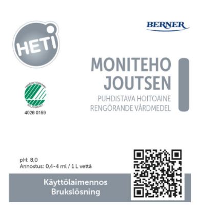 Käyttöliuosetiketti HETI Moniteho - Käyttöliouspullot ja -etiketit - 169867 - 1
