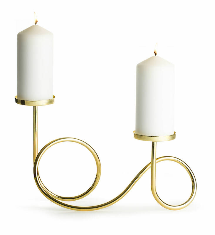 Kynttilänjalka Loop SAGAFORM - Lahjaideoita - 156647 - 1