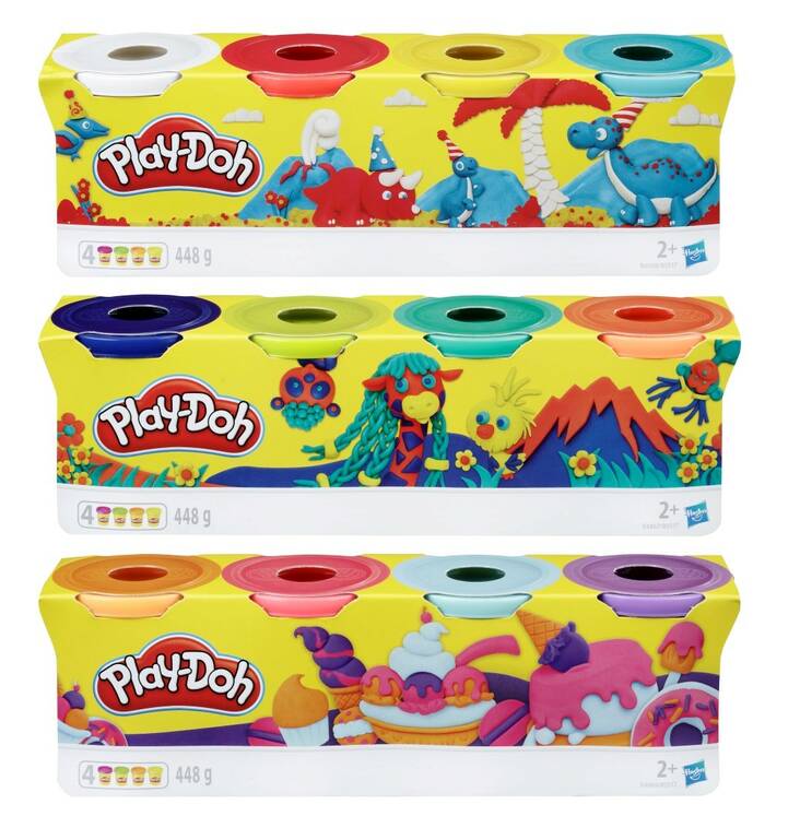 Muovailuvahasetti 4x112g PLAY-DOH - Lelut - 153307 - 1