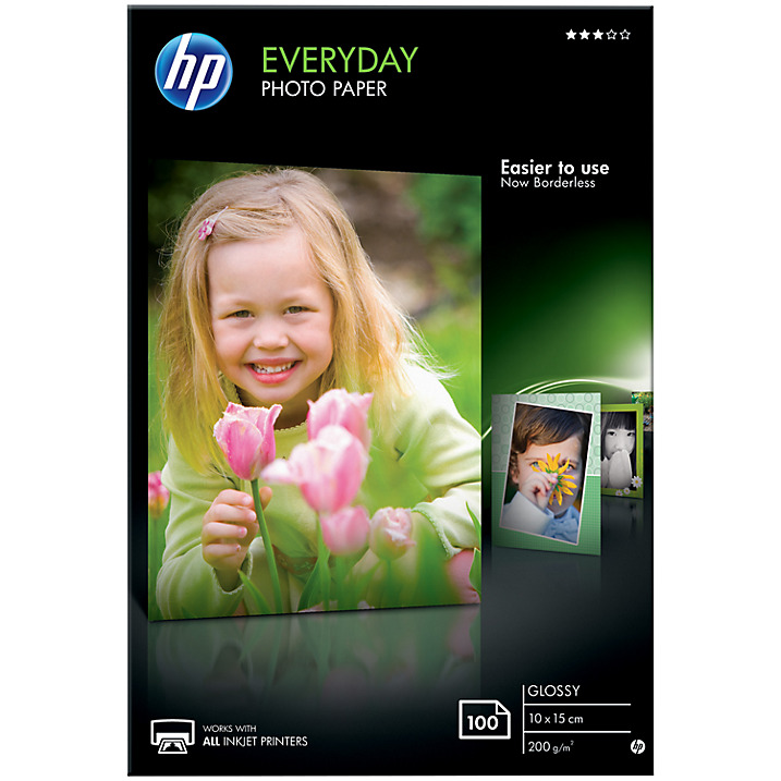 Photopaperi 10x15 200g HP Everyday - Valokuvapaperit - 116727 - 1