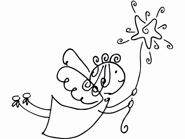 Puuleimasin enkeli 70x60mm - Askartelutarvikkeet - 143577 - 1