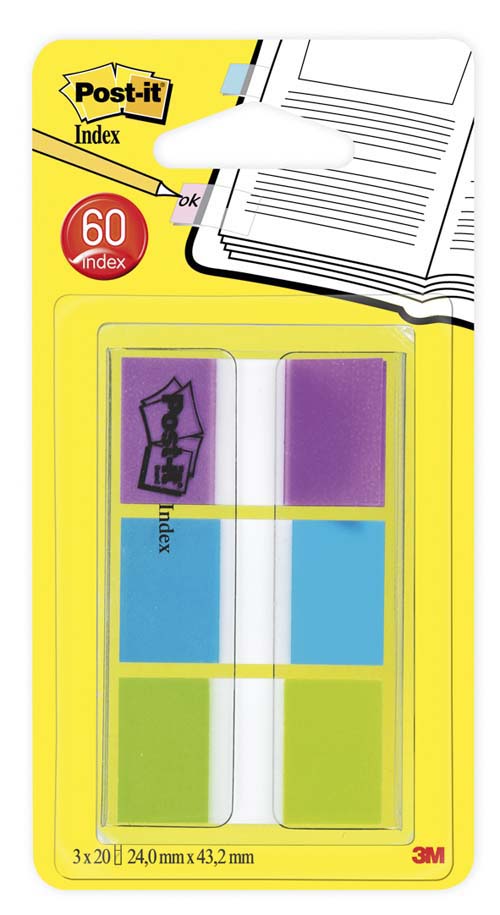 Teippimerkki POST IT 680PBG index - Teippi- ja viestimerkit - 119197 - 1