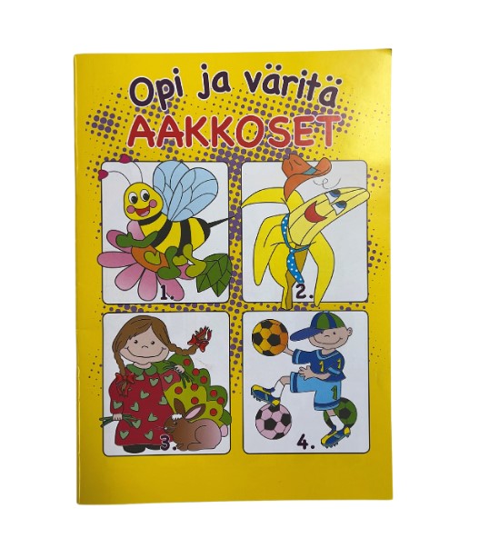 Värityskirja Opi ja Väritä A4 - Värityskirjat - 178247 - 1