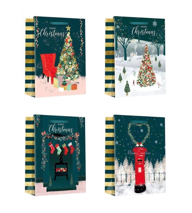 Lahjakassi 26x32/10,5cm Joulu - Lahjakassit - 181527 - 1