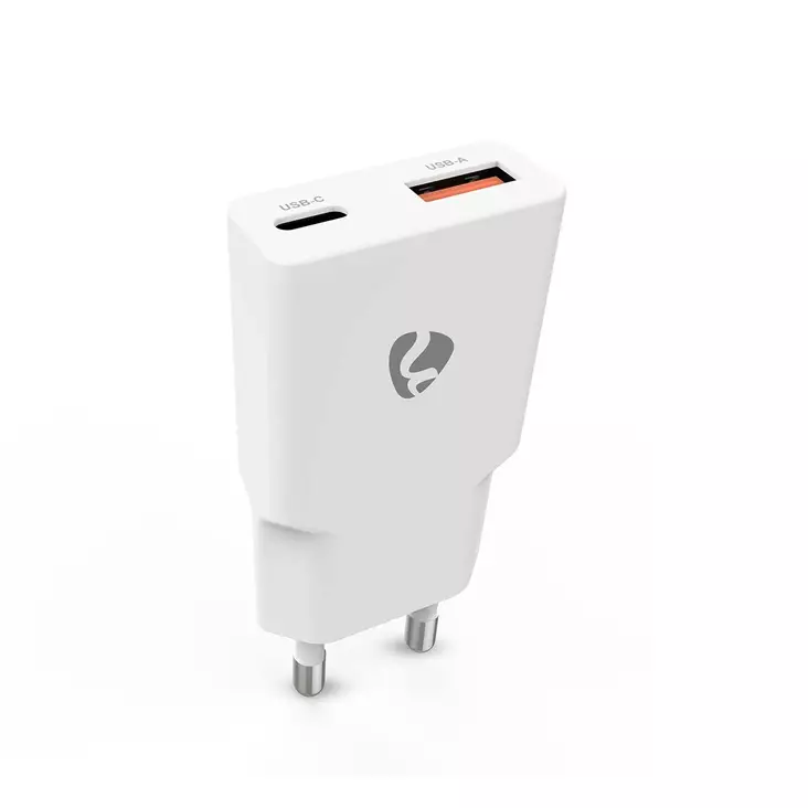 Seinälaturi 30W USB-C / USB-A - Puhelintarvikkeet - 187637 - 1