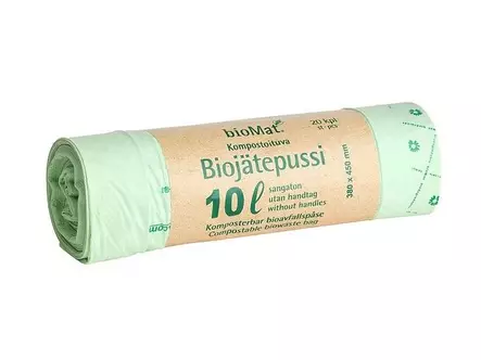Biojätepussi 10L BIOMAT 20kpl/rll - Biojätepussit  - 190238 - 1