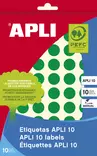 Tarraetiketti 13mm APLI pyöreä - Etiketit-, tulostuskortit ja tarrakalvot - 109458 - 1