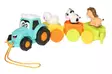 Traktori, eläimet ja kärryt 38cm - Lelut - 186978 - 2