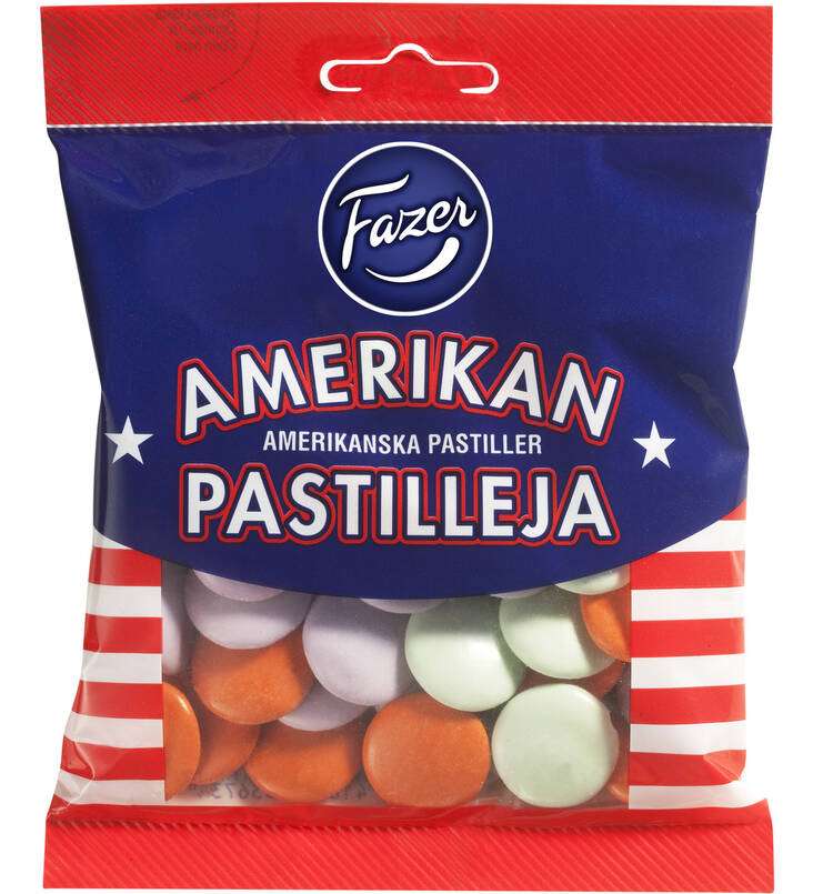 Amerikan pastilleja 175g FAZER - Makeiset - 154708 - 1