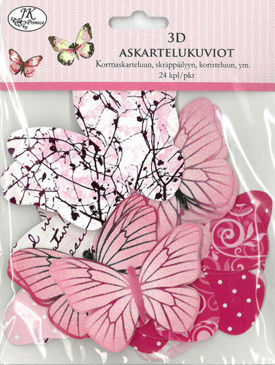 Askartelukuvio 3D perhonen - Askartelutarvikkeet - 146008 - 1