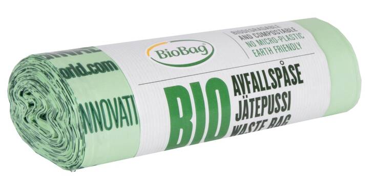 Biojätepussi 30L 20kpl/rll BIOBAG - Biojätepussit  - 156808 - 1
