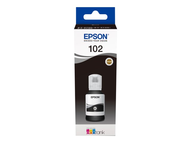 EPSON 102 mustesuihku pullo - Mustesuihkuvärit Epson - 178838 - 1