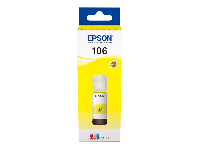 EPSON 106 mustesuihku pullo - Mustesuihkuvärit Epson - 168508 - 1