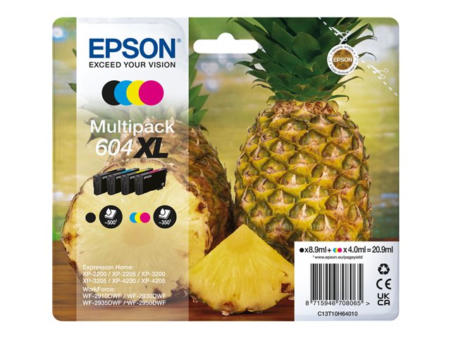 EPSON 604XL mustesuihku Multipack - Mustesuihkuvärit Epson - 178378 - 1