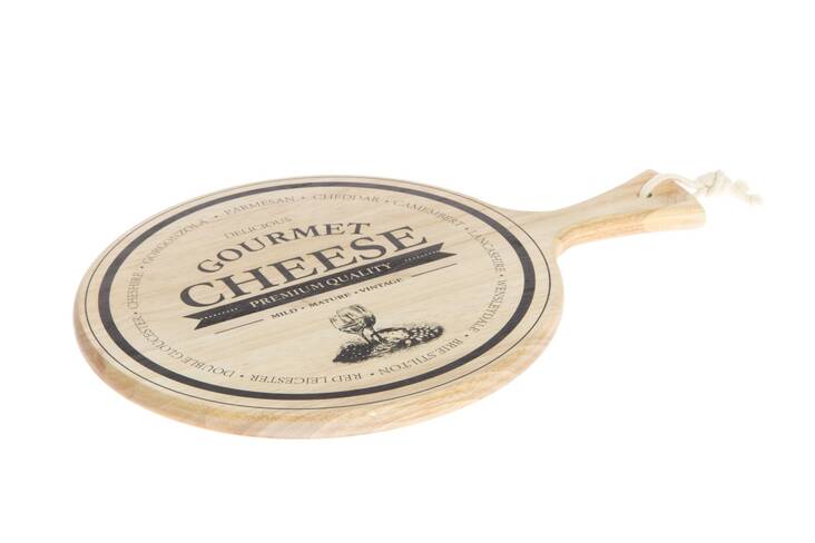 Juustolauta kumipuuta pyöreä Maku - Lahjaideoita - 144428 - 1