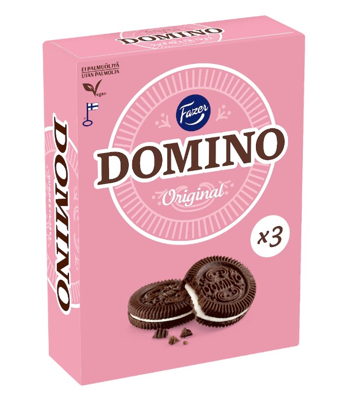 Keksi 525g FAZER Domino Original - Keksit ja korput - 125268 - 1