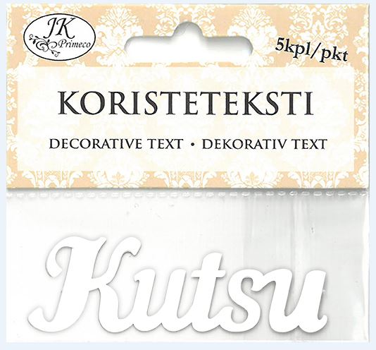 Koristeteksti Kutsu - Askartelutarvikkeet - 164318 - 1