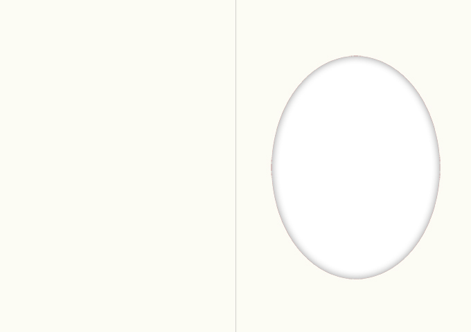 Korttipohja A6 2-osainen soikea - Askartelutarvikkeet - 158538 - 1