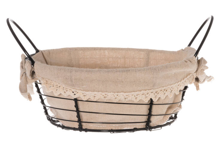 Metallikori pyöreä 20cm - Säilytyslaatikot ja -korit  - 164088 - 1