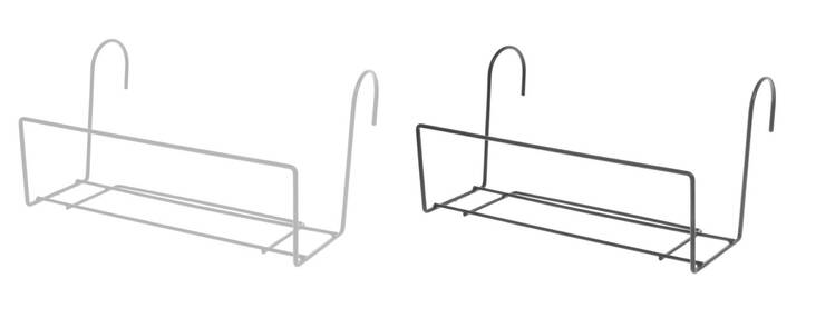 Parvekelaatikkoteline 37x24,5x23cm - Puutarhan sisustus - 147438 - 1
