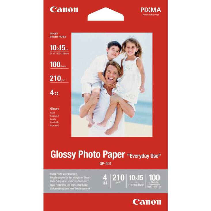 Photopaperi CANON GP-501 10x15 glossy - Valokuvapaperit - 125168 - 1